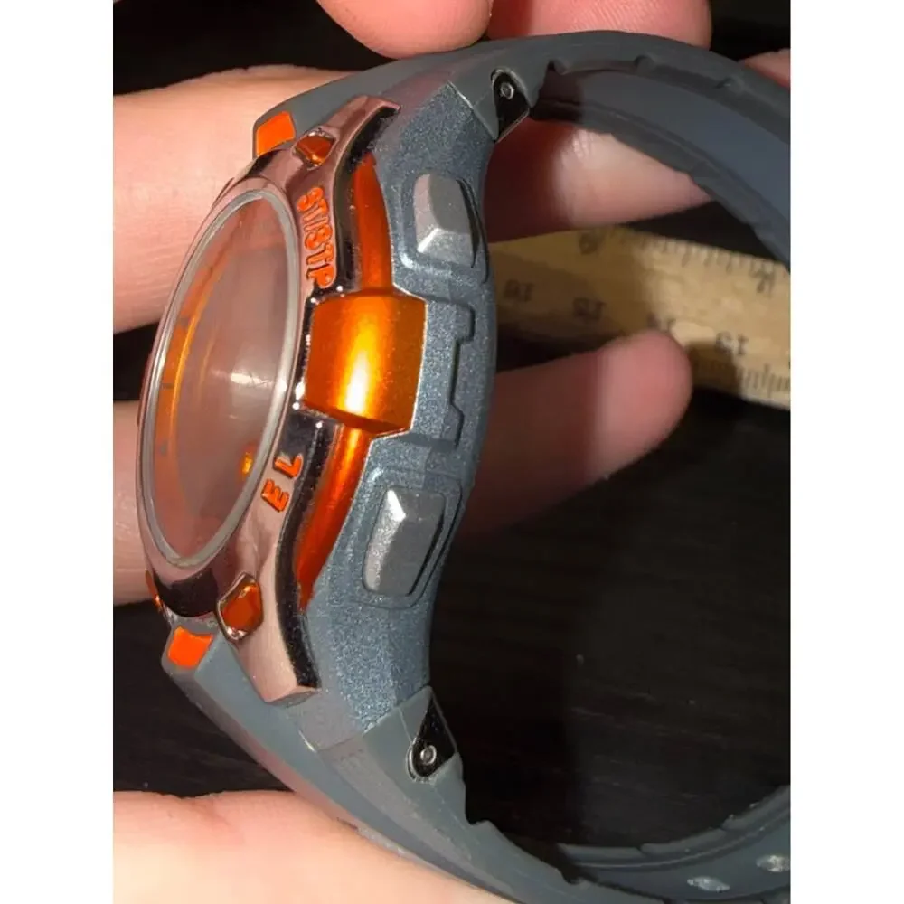 ARMITRON Pro Sport Gray and Orange Digital Watch #45/7054 Unisex (FC107-1Q4548